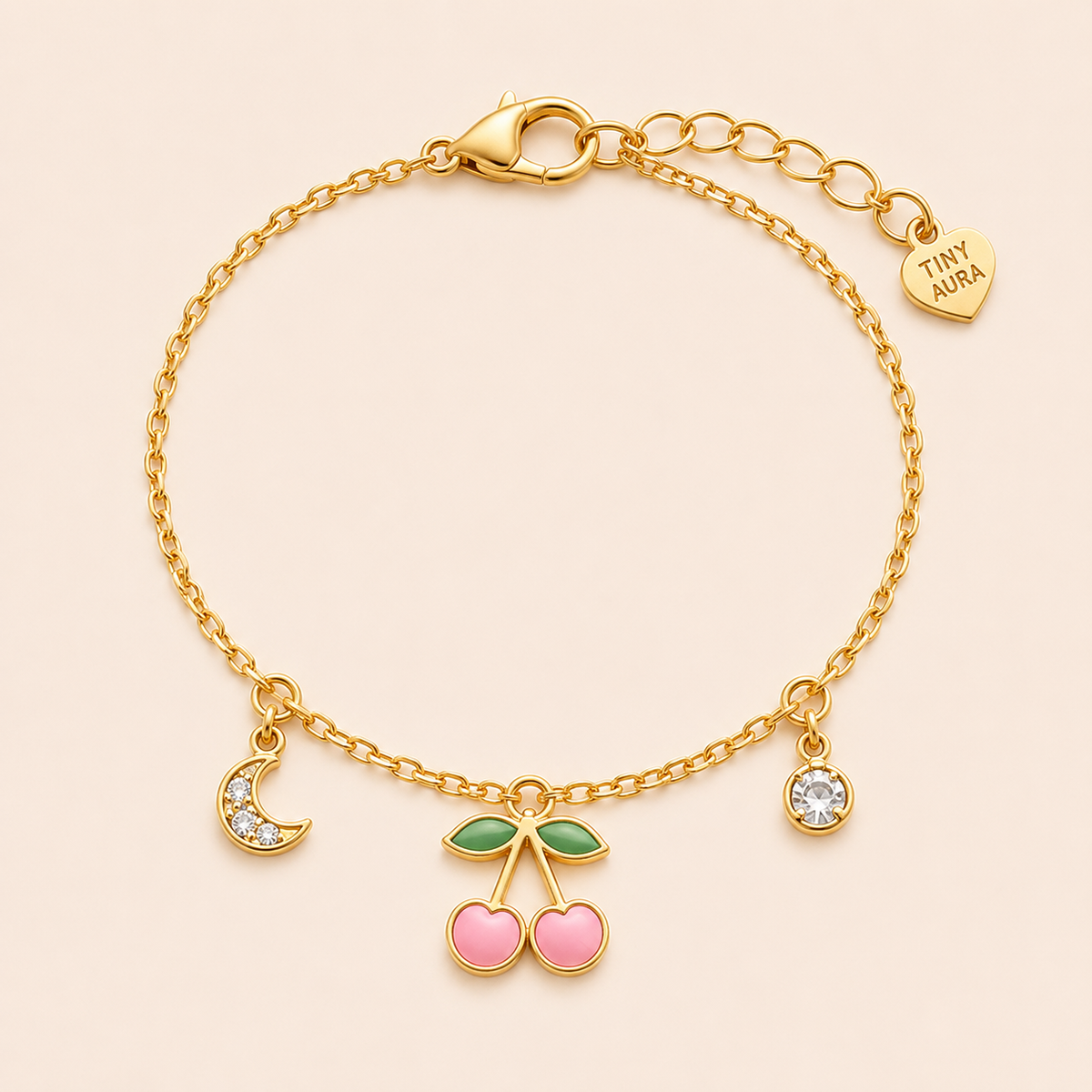 Moon Cherry Bracelet