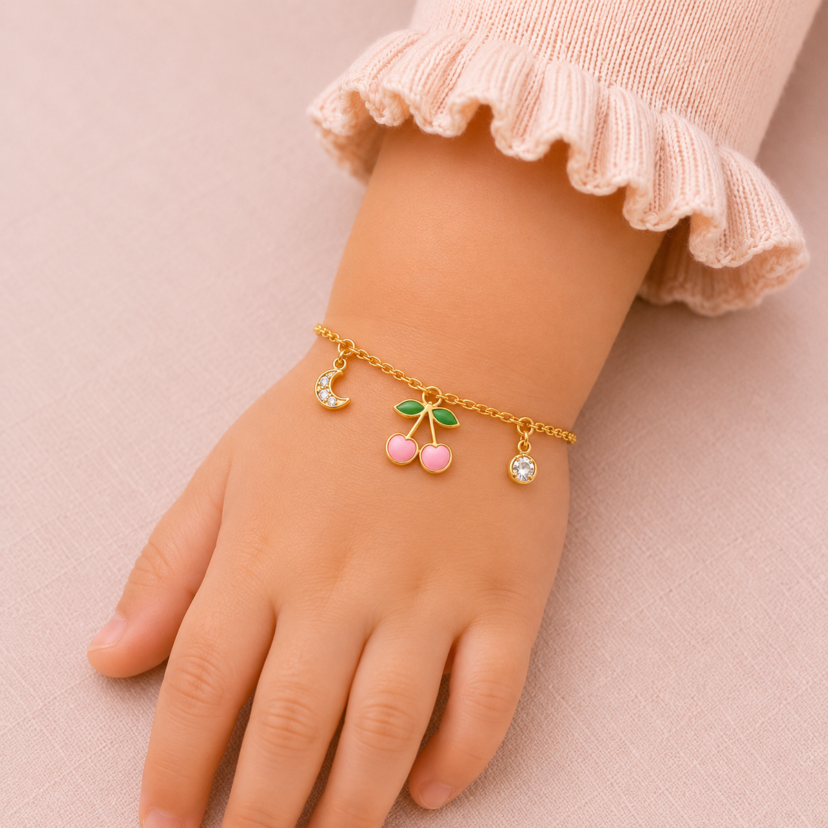Moon Cherry Bracelet