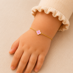 Pink Clover Bracelet