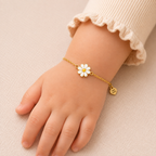 Daisy Pearl Bracelet