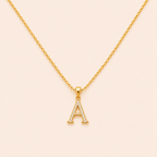 Diamond Initial Pendant