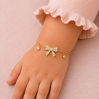 Diamond Bow Bracelet