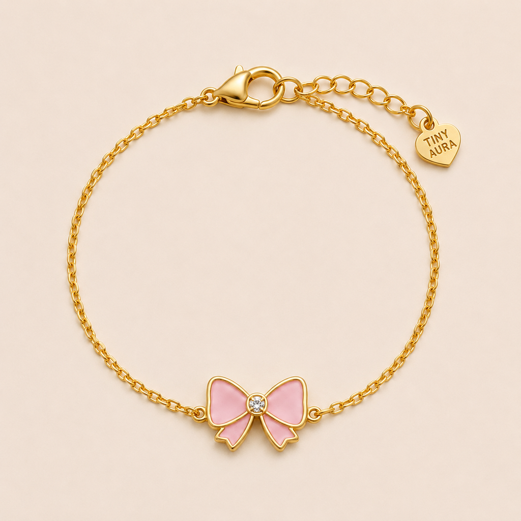 Pink Bow Bracelet