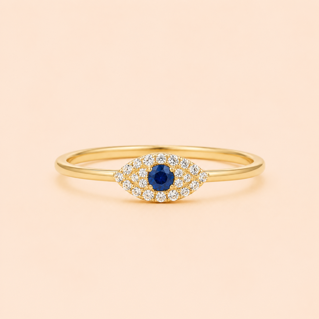 Azure Veil Ring