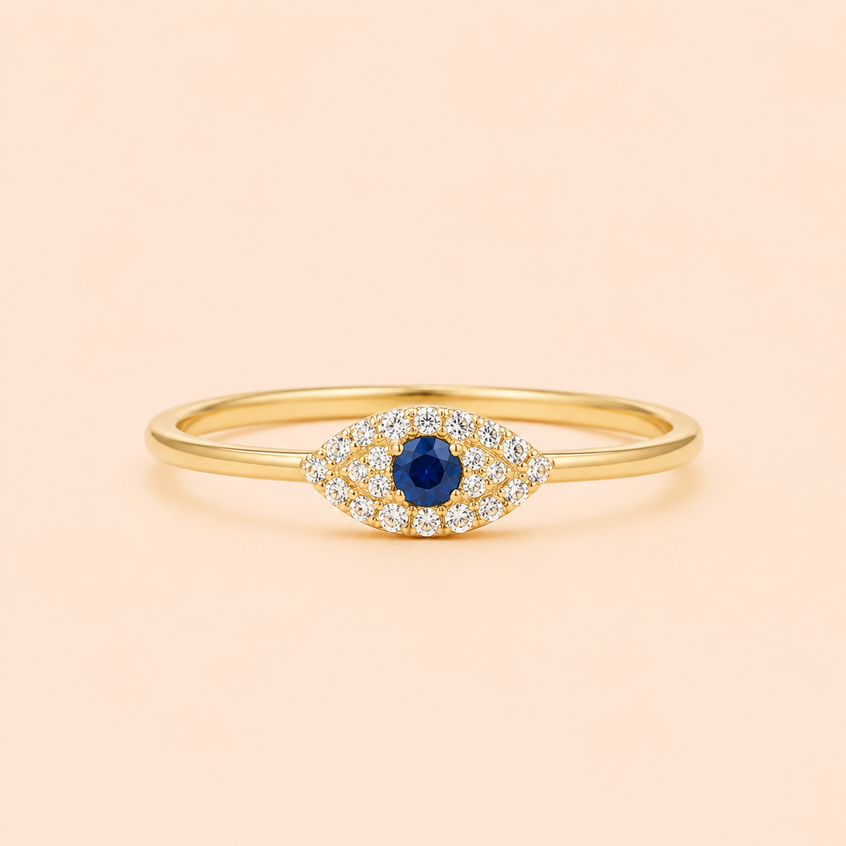 Azure Veil Ring