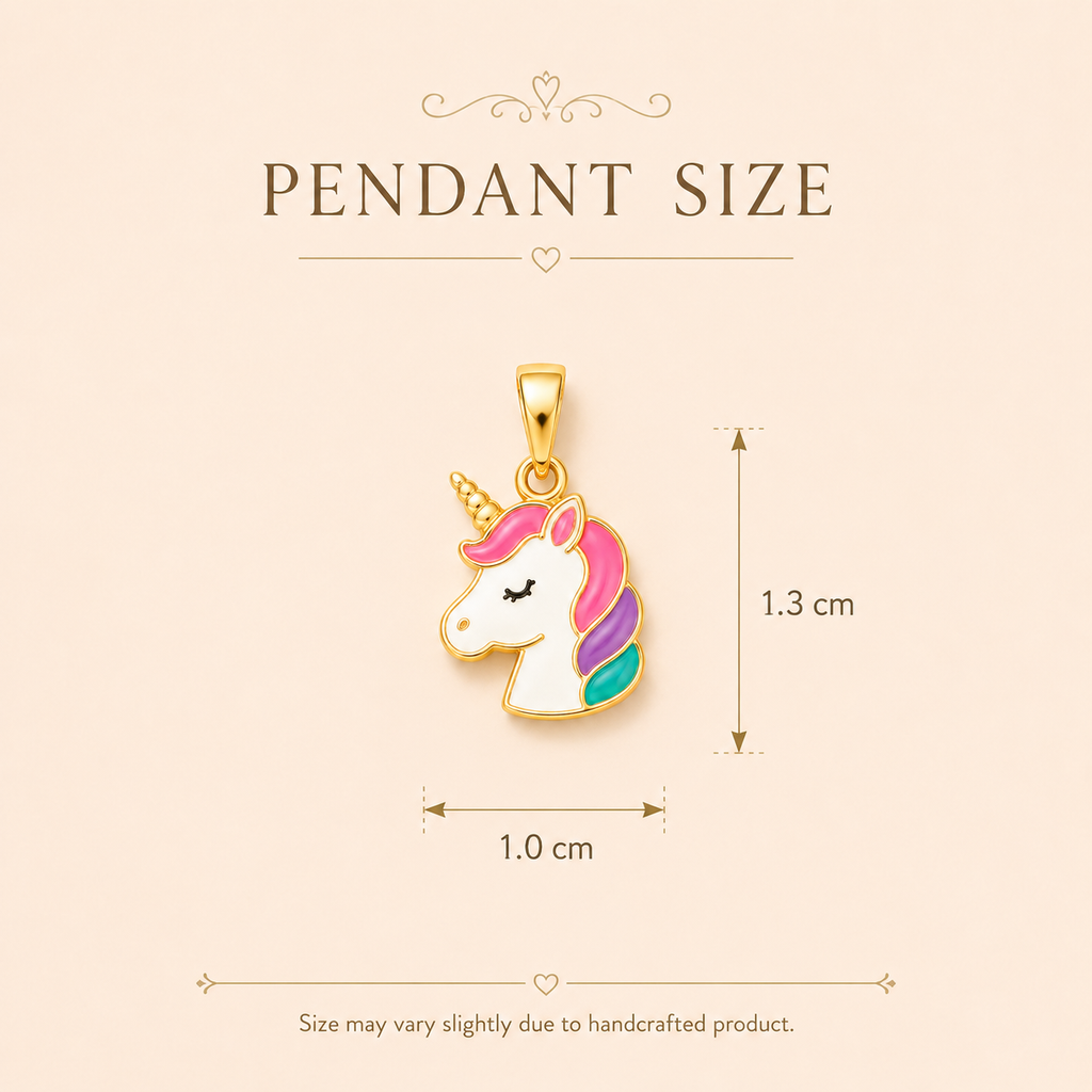 Tiny Unicorn Pendant