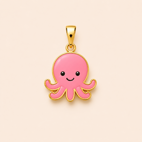 Coral Octo Pendant