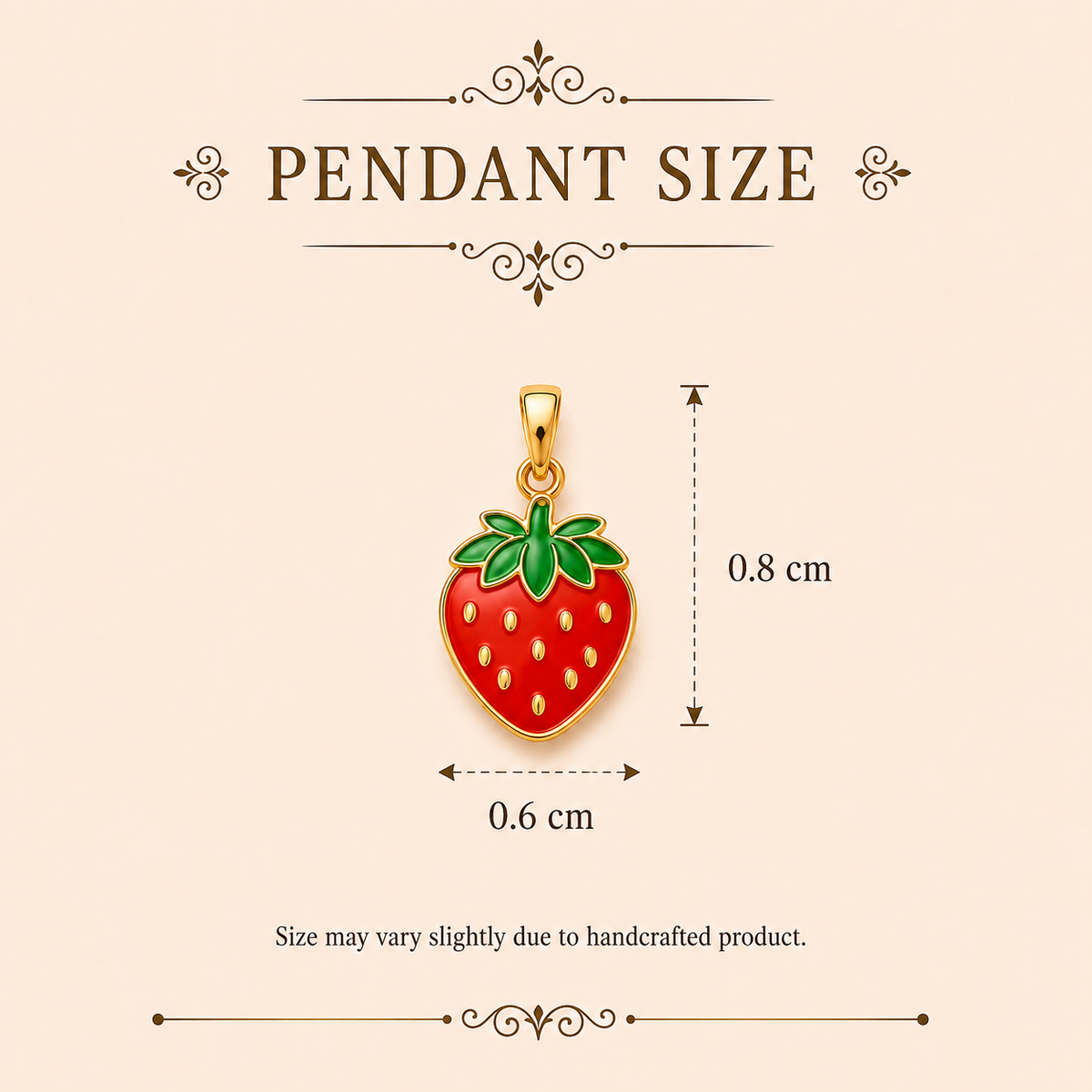 Strawberry Pop Pendant