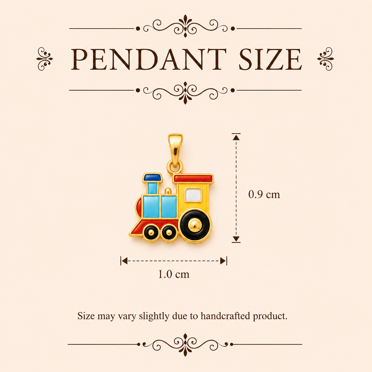 Tiny Tracks Pendant