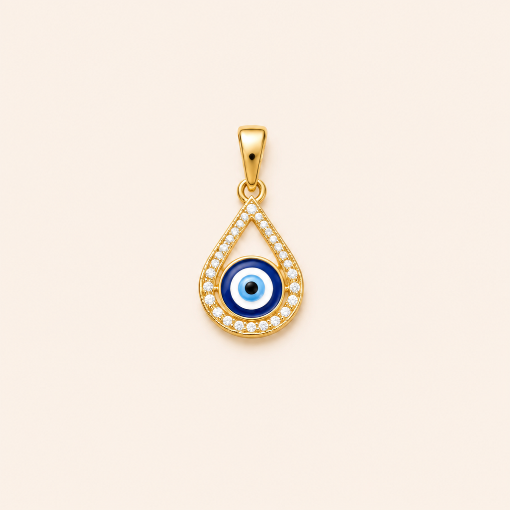 Evil Eye Drop Pendant