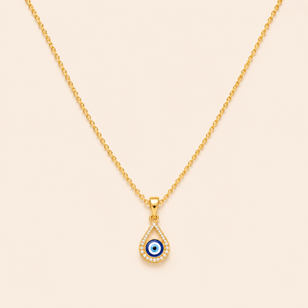 Evil Eye Drop Pendant