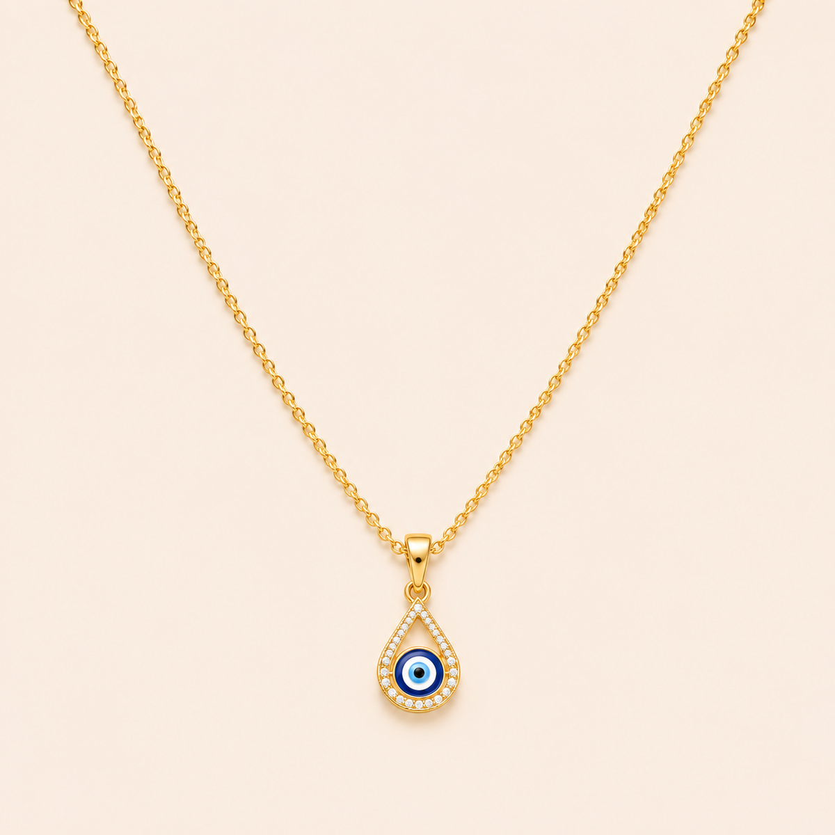 Evil Eye Drop Pendant