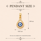 Evil Eye Drop Pendant