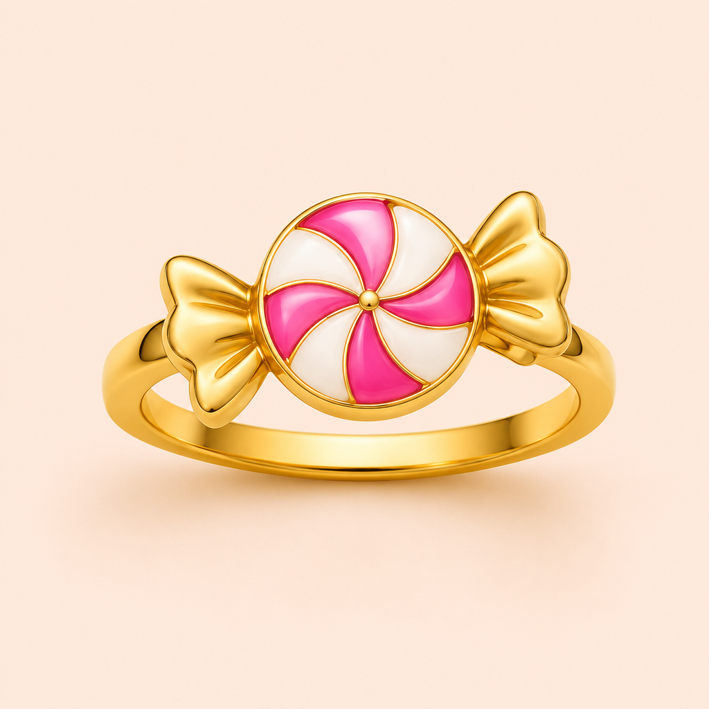 Sweet Candy Swirl Ring