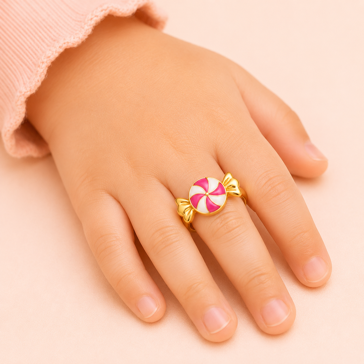 Sweet Candy Swirl Ring