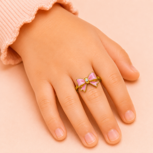 Blush Bow Ring
