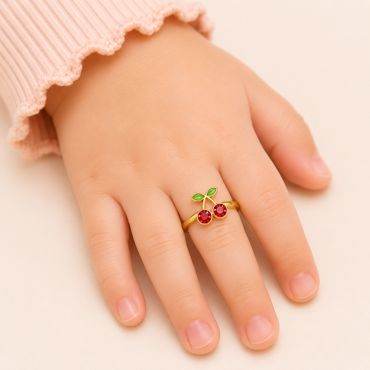 Cherry Charm Ring