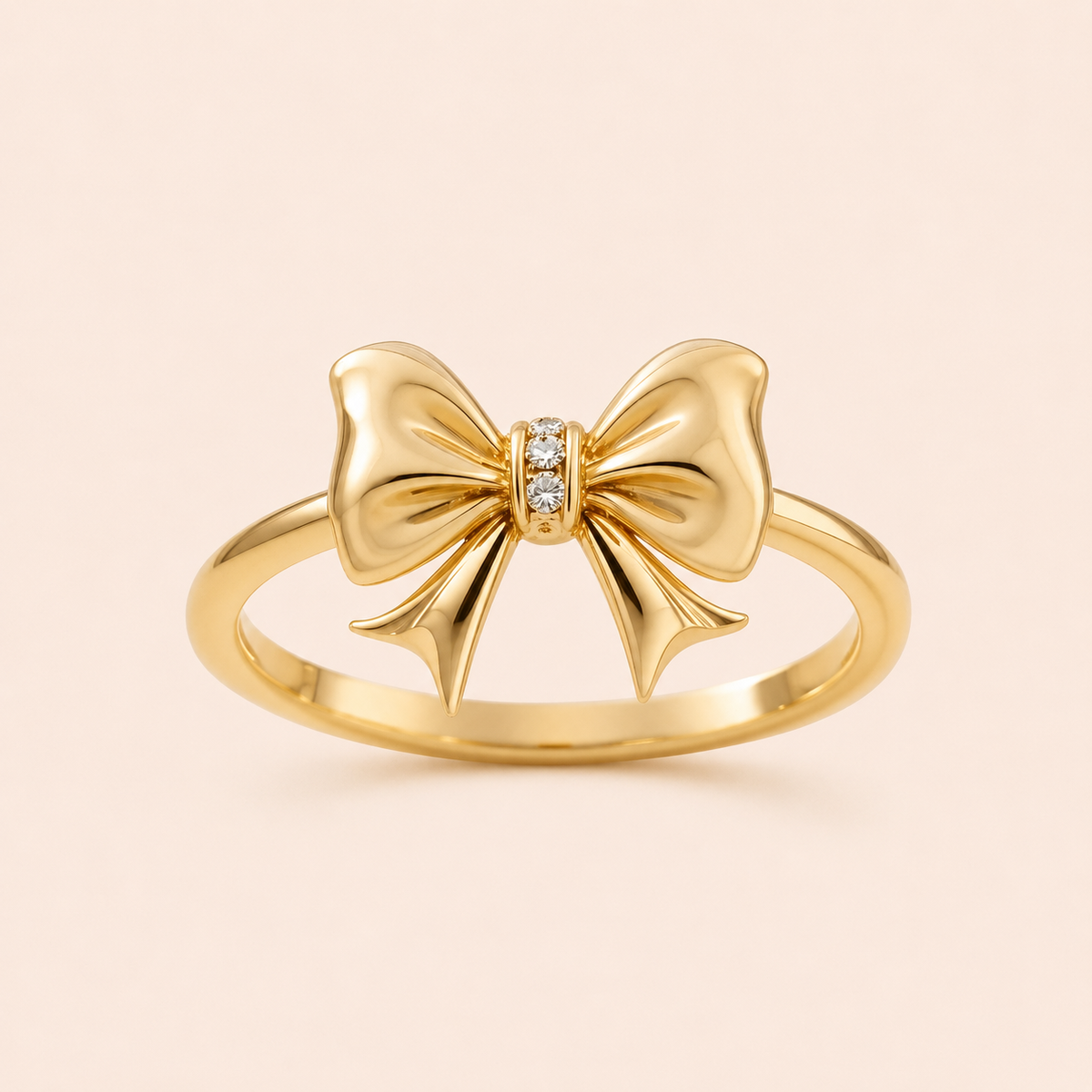 Golden Bow Ring