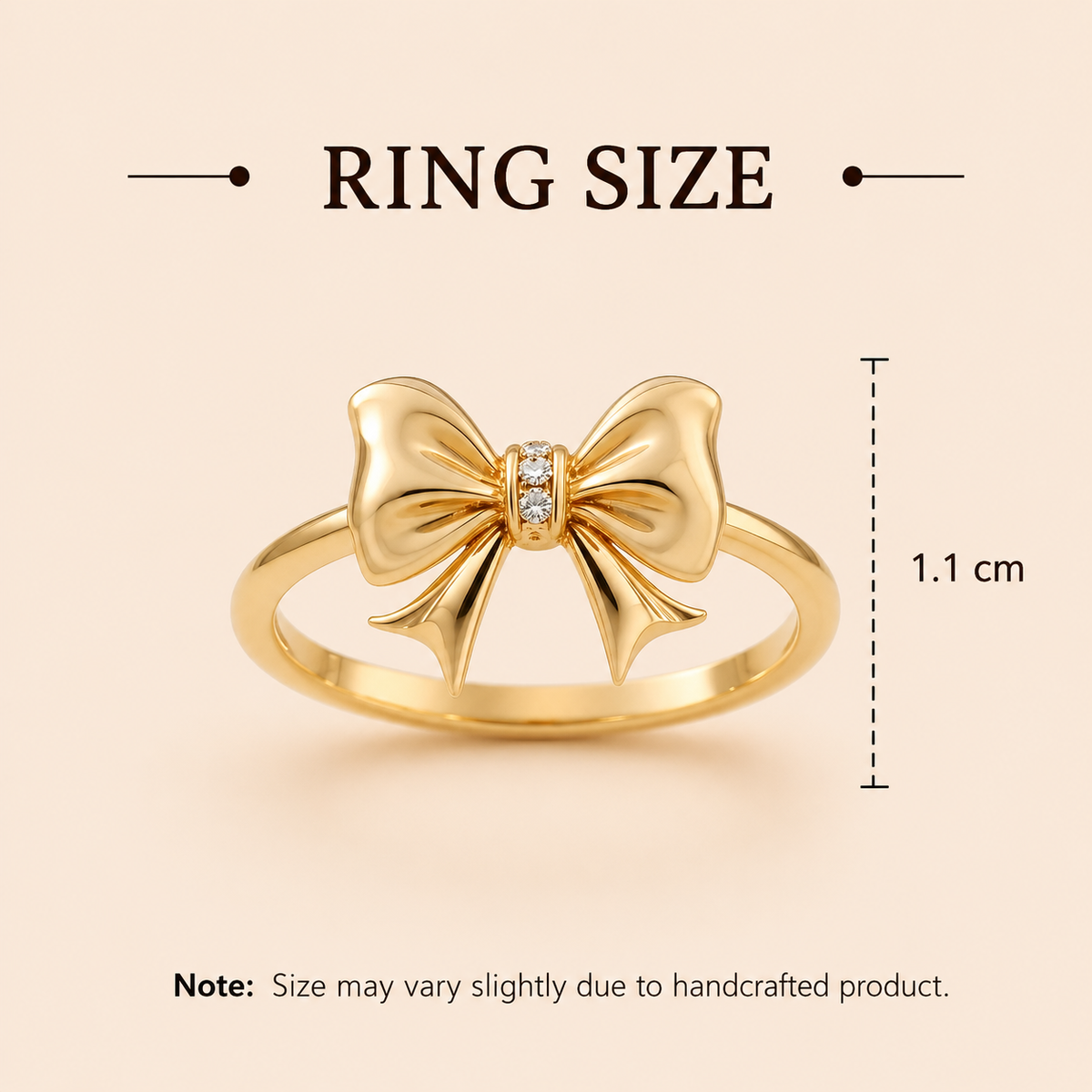 Golden Bow Ring
