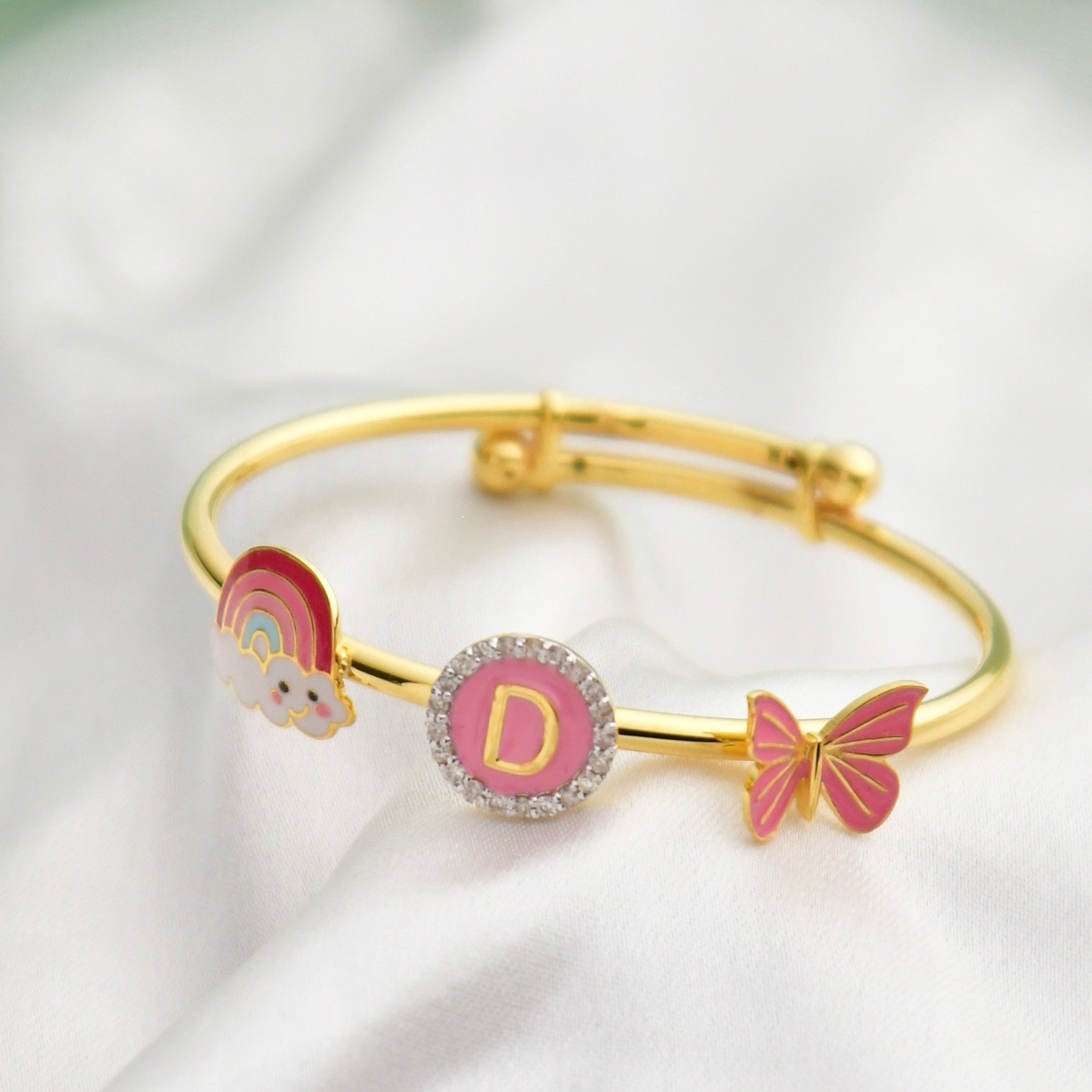 My Girl Silver Adjustable Bangle