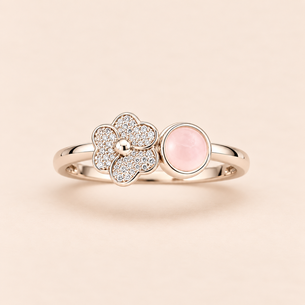 Rosy Gleam Ring