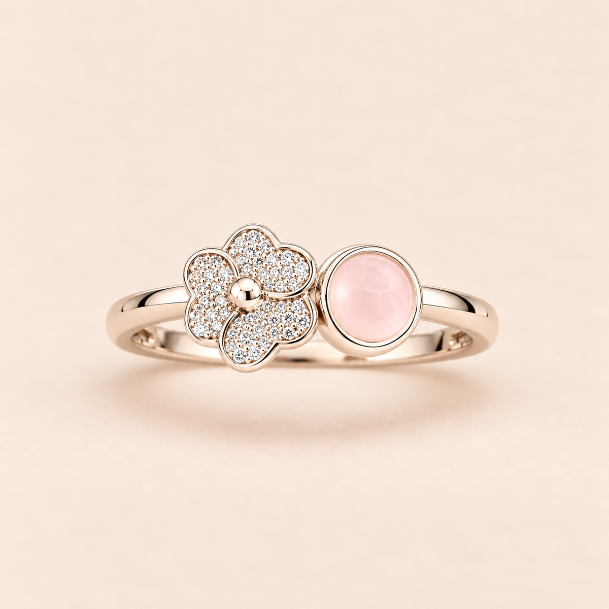 Rosy Gleam Ring