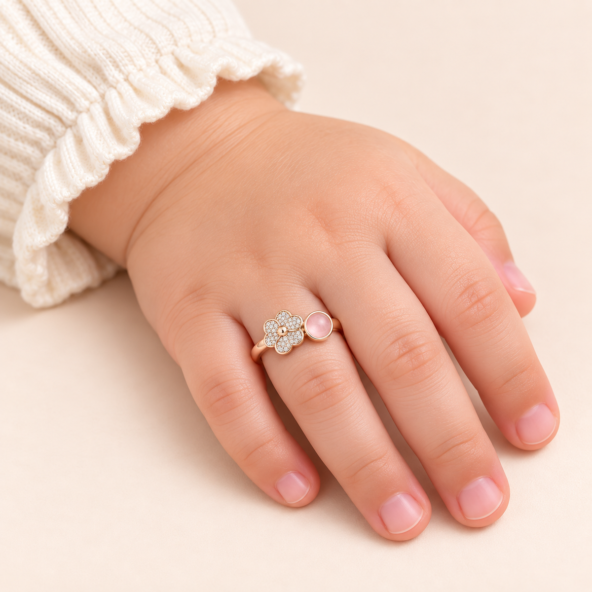 Rosy Gleam Ring