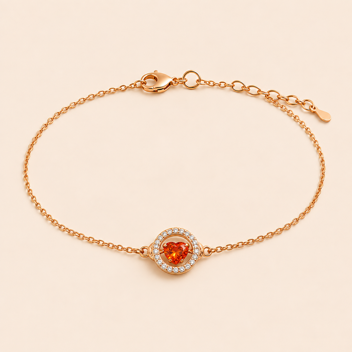 Ember Heart Bracelet