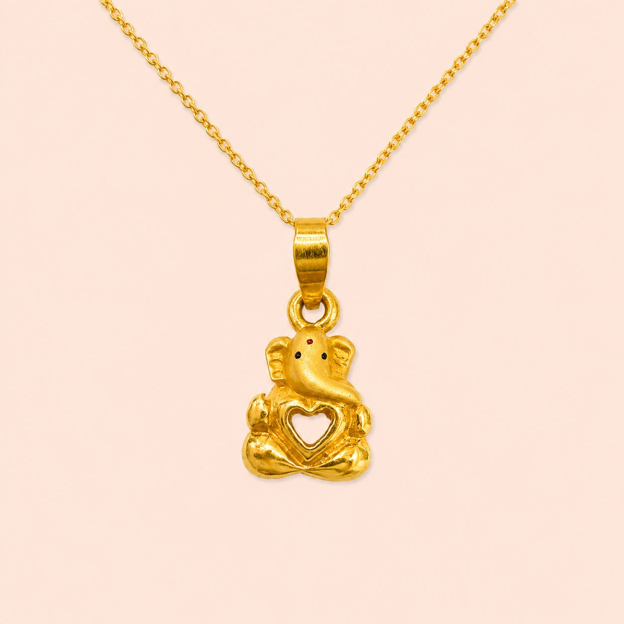 Baby Ganesha Gold Pendant