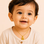 Baby Ganesha Gold Pendant