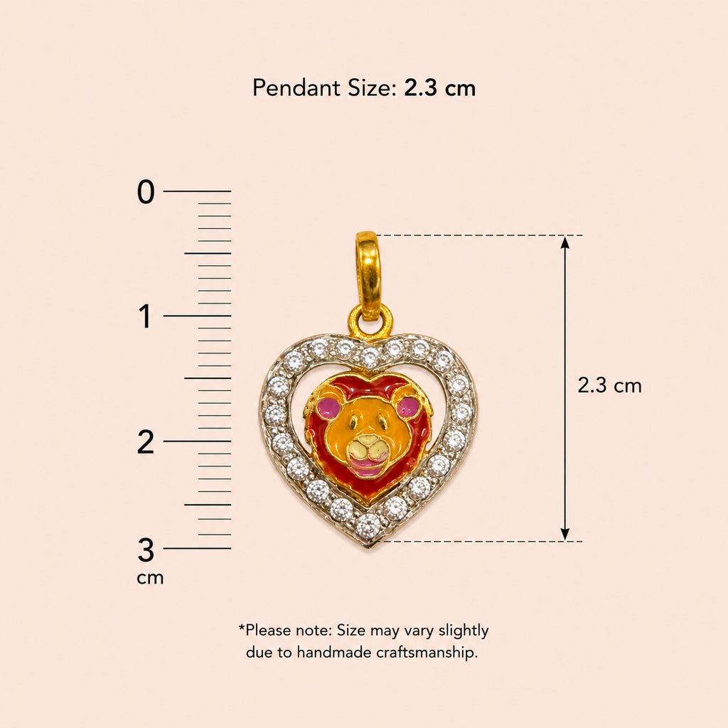Little Lion Heart Pendant