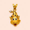 Whisker Wink Gold Pendent