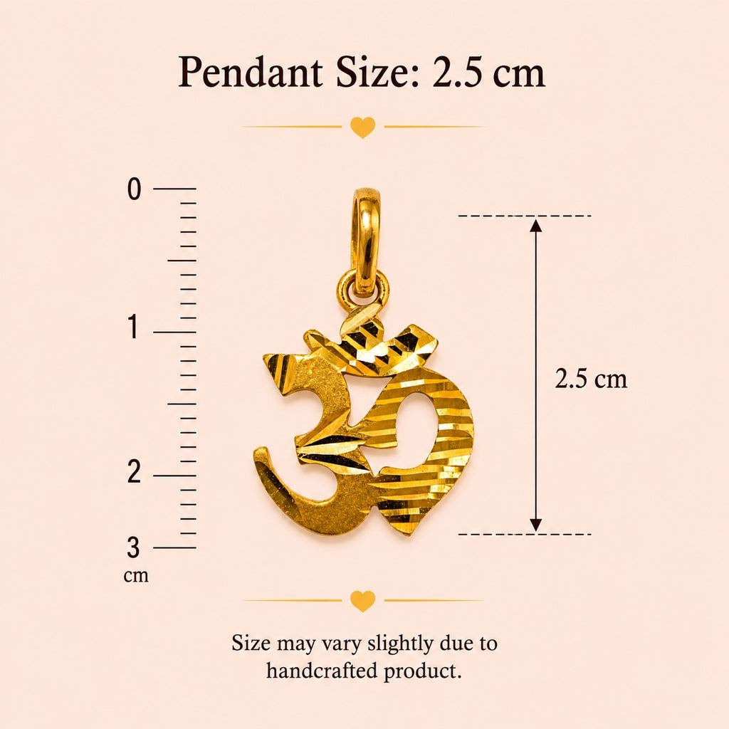 Divine Aura Om Pendant