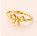 Cute bow ring