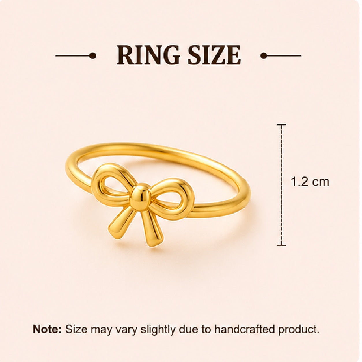 Cute bow ring