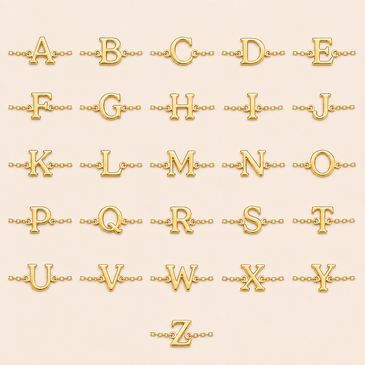 Signature Initial Bracelet