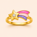 Shooting Star Wishes Ring