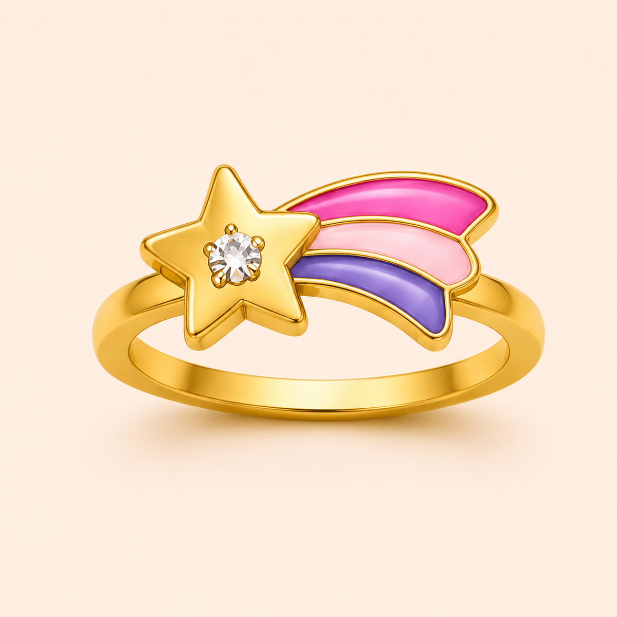 Shooting Star Wishes Ring