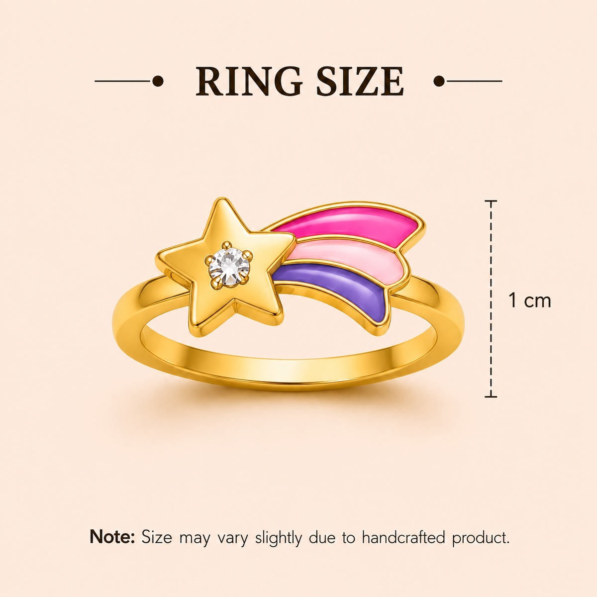 Shooting Star Wishes Ring