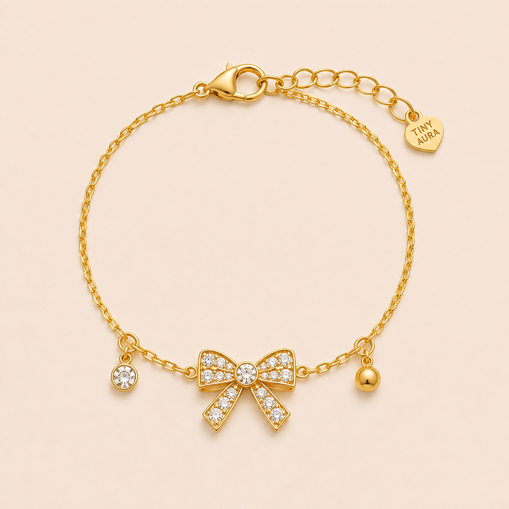 Diamond Bow Bracelet
