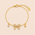 Diamond Bow Bracelet