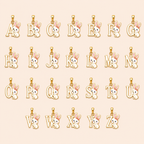 Bunny Initial Pendant